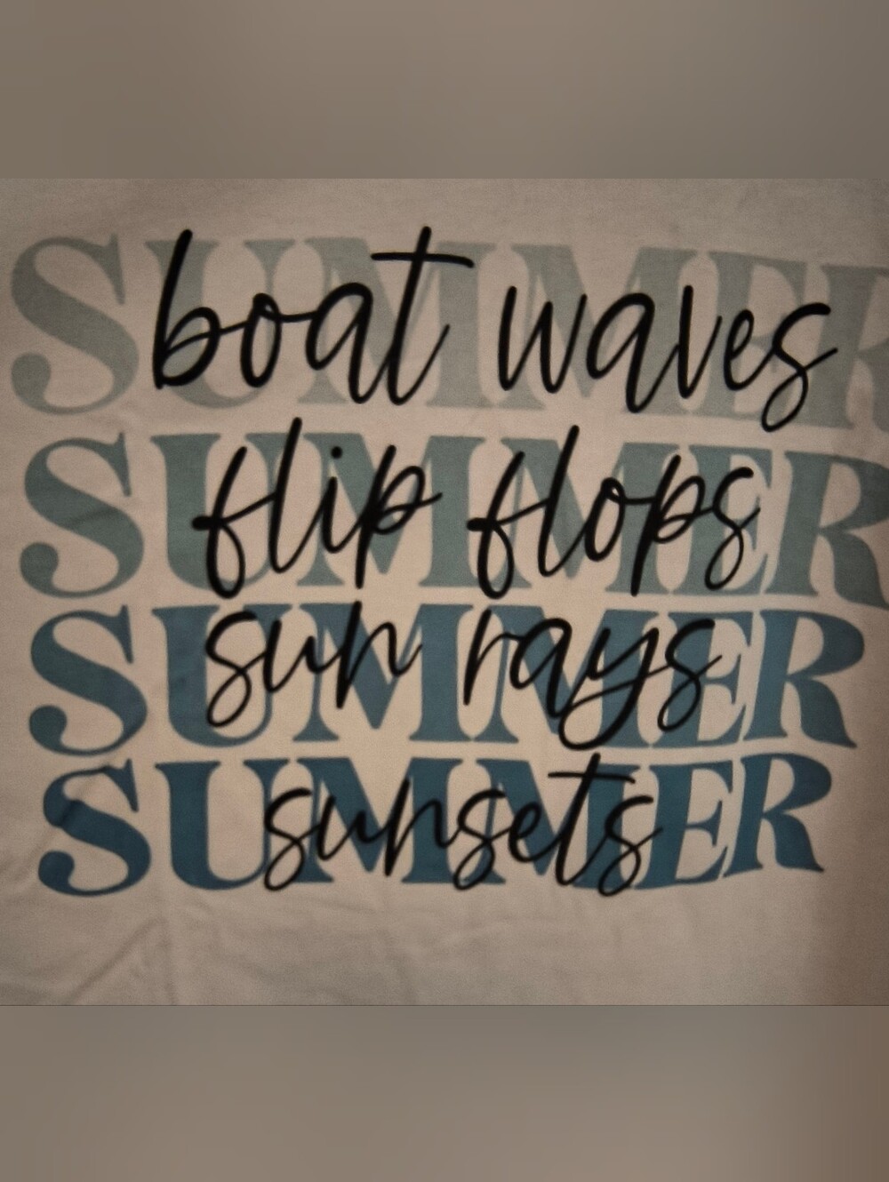 Summer Fun T-shirt Size L